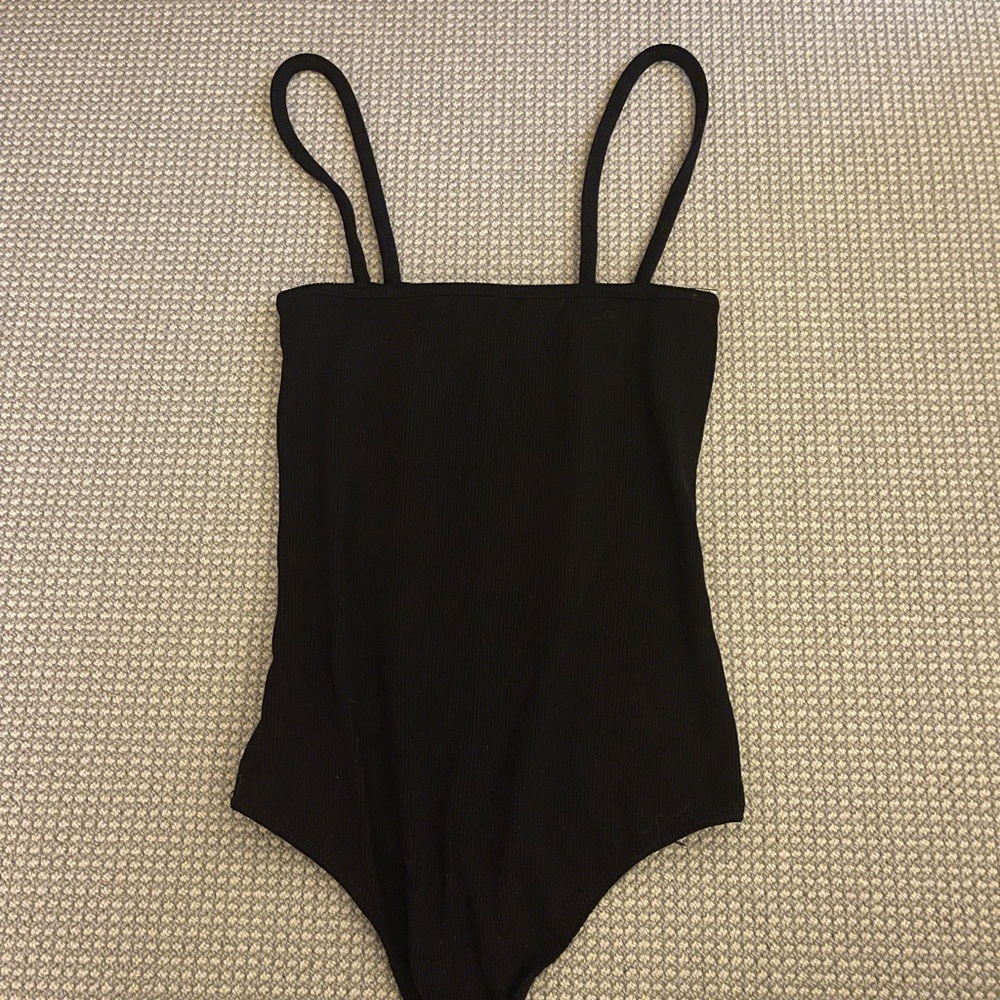 Black brandy melville bodysuit